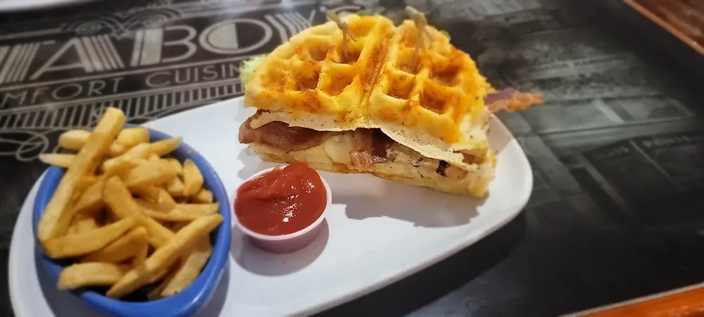 Chicken Waffle Sandwich